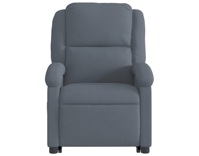 Sonata H Електрически изправящ реклайнер стол, тъмносив, кадифе