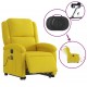 Sonata H Електрически изправящ масажен реклайнер стол, жълт, кадифе