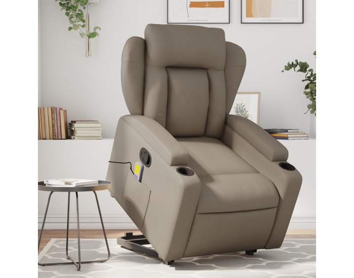 Sonata H Изправящ масажен наклоняем стол, капучино, изкуствена кожа