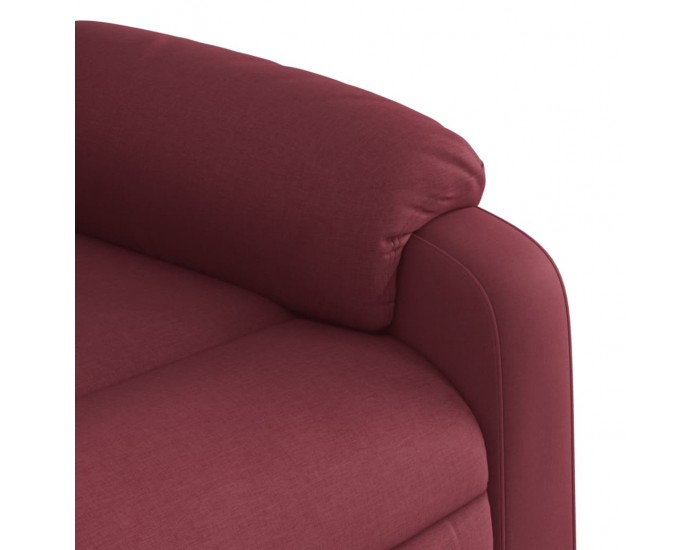 Sonata H Електрически изправящ масажен реклайнер виненочервен текстил