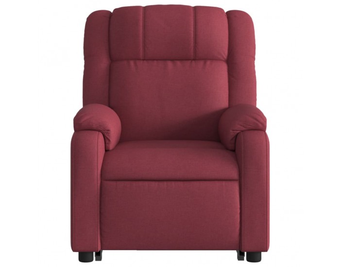 Sonata H Електрически изправящ масажен реклайнер виненочервен текстил