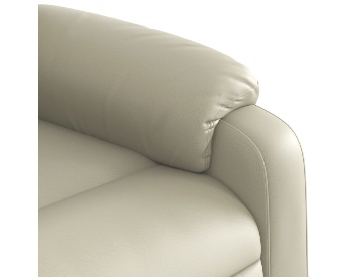 Sonata H Масажен стол реклайнер, кремав, изкуствена кожа