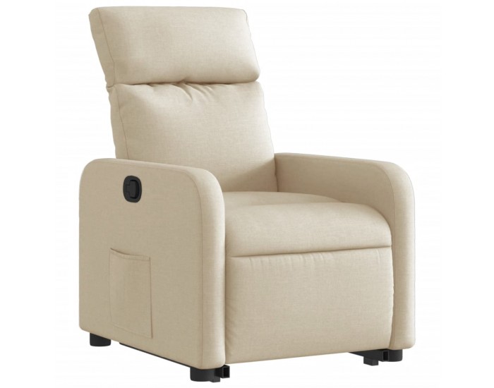 Sonata H Изправящ реклайнер стол, кремав, текстил