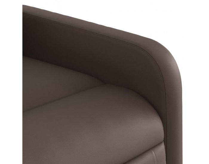 Sonata H Електрически изправящ масажен реклайнер стол, кафяв, еко кожа