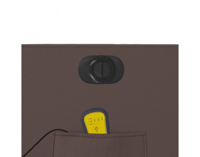 Sonata H Електрически изправящ масажен реклайнер стол, кафяв, еко кожа