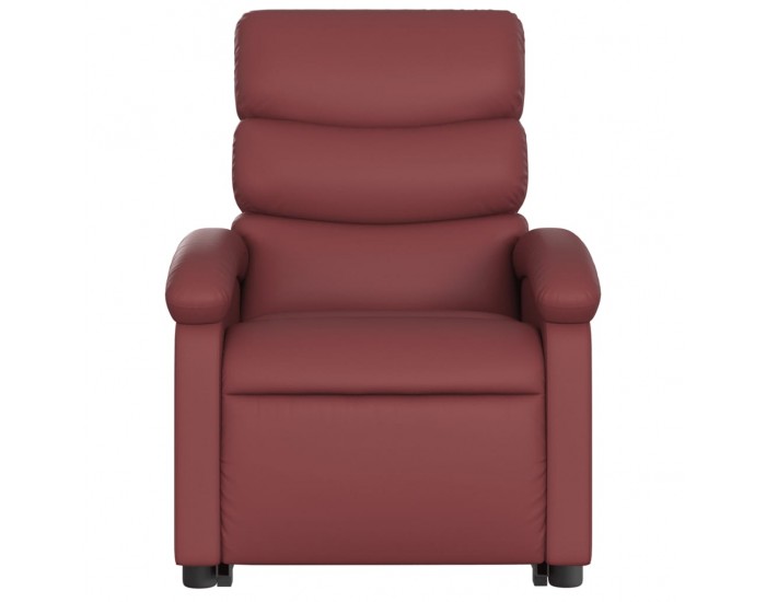 Sonata H Изправящ реклайнер стол, виненочервен, изкуствена кожа