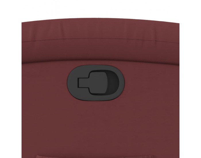 Sonata H Изправящ реклайнер стол, виненочервен, изкуствена кожа