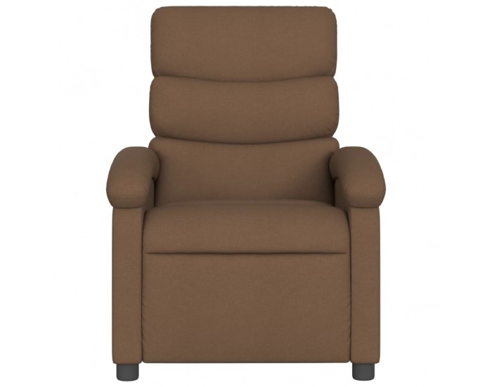 Sonata H Електрически масажен реклайнер стол, кафяв, текстил