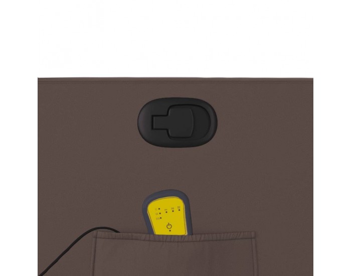 Sonata H Изправящ масажен реклайнер стол, кафяв, изкуствена кожа