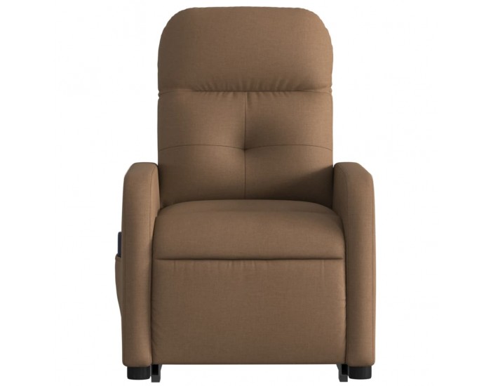 Sonata H Изправящ масажен реклайнер стол, кафяв, текстил