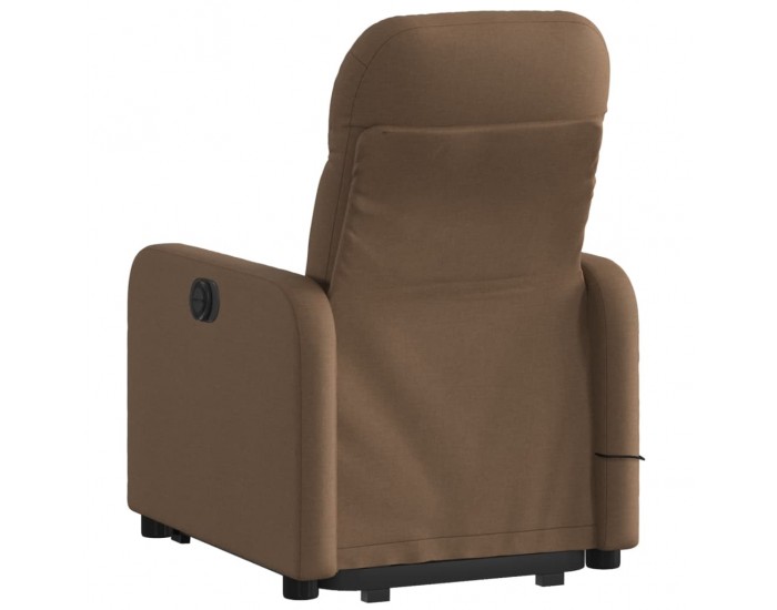 Sonata H Изправящ масажен реклайнер стол, кафяв, текстил