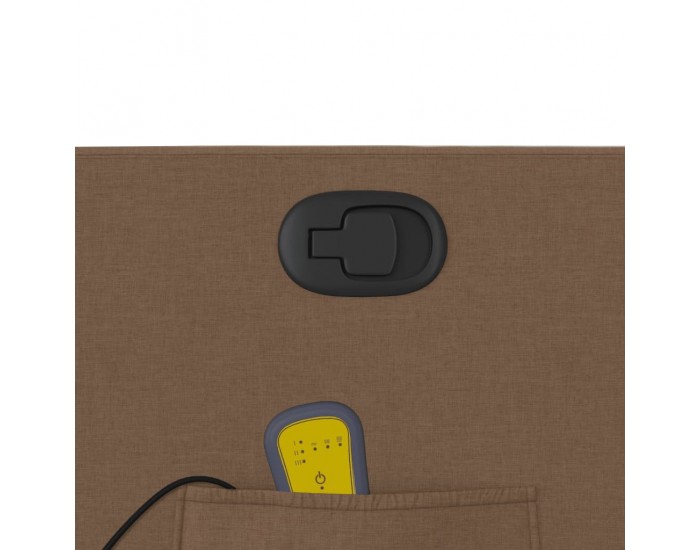 Sonata H Изправящ масажен реклайнер стол, кафяв, текстил