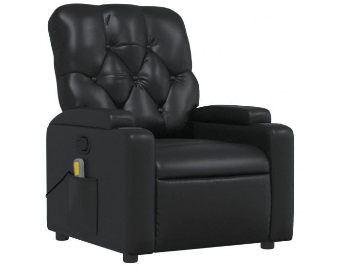 Sonata H Масажен наклоняем стол, черен, изкуствена кожа