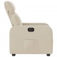 Sonata H Електрически стол реклайнер , кремав, текстил