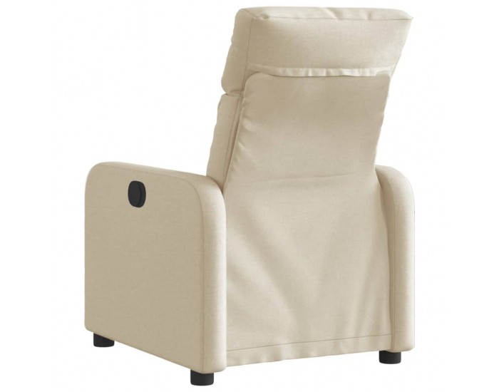 Sonata H Електрически стол реклайнер , кремав, текстил