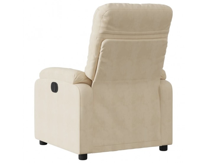 Sonata H Реклайнер стол, кремав, микрофибърен текстил