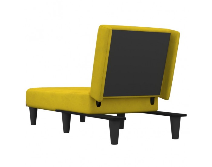 Sonata H Кушетка, жълта, кадифе