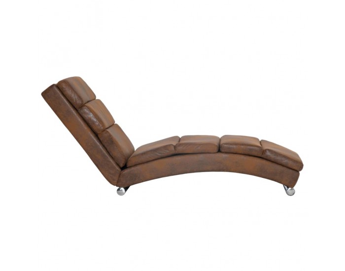 Sonata H Кушетка, кафява, изкуствен велур