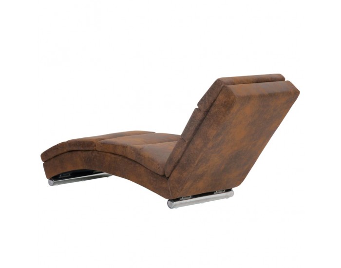 Sonata H Кушетка, кафява, изкуствен велур