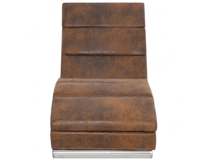 Sonata H Кушетка, кафява, изкуствен велур