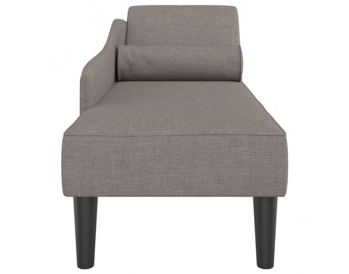 Sonata H Кушетка с възглавници, таупе, текстил