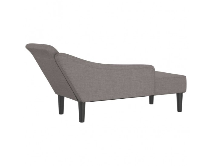 Sonata H Кушетка с възглавници, таупе, текстил