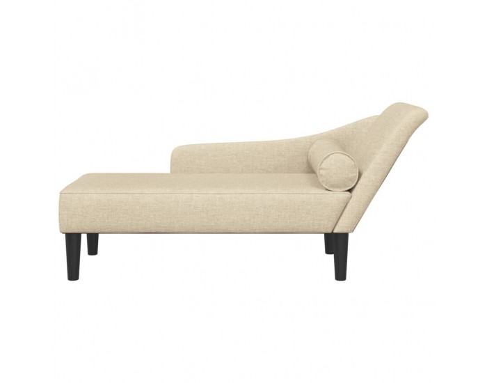 Sonata H Кушетка с възглавници, кремава, текстил