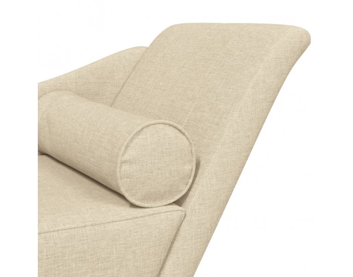 Sonata H Кушетка с възглавници, кремава, текстил