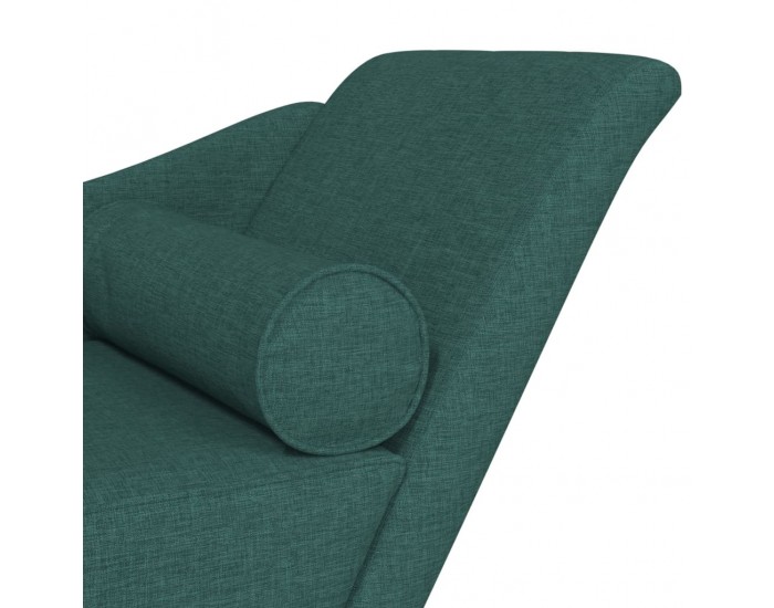 Sonata H Кушетка с възглавници, тъмнозелена, текстил
