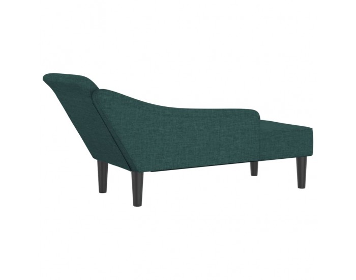 Sonata H Кушетка с възглавници, тъмнозелена, текстил