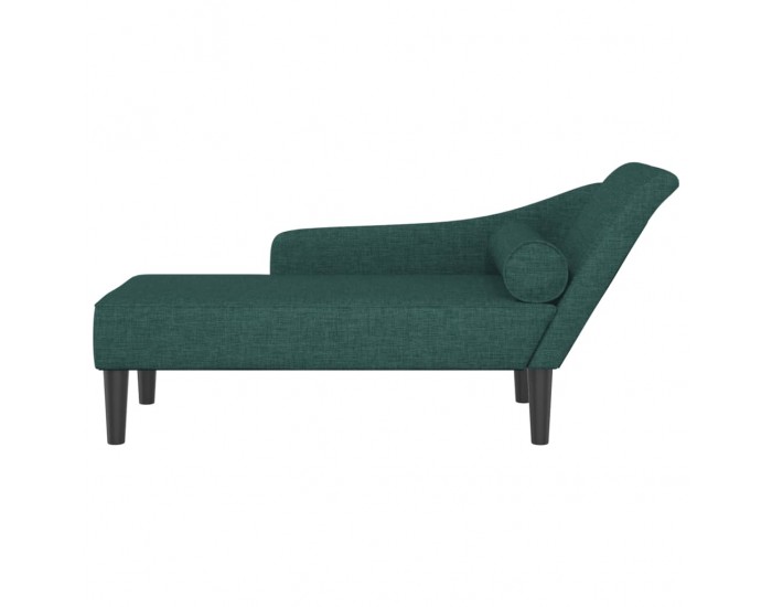 Sonata H Кушетка с възглавници, тъмнозелена, текстил