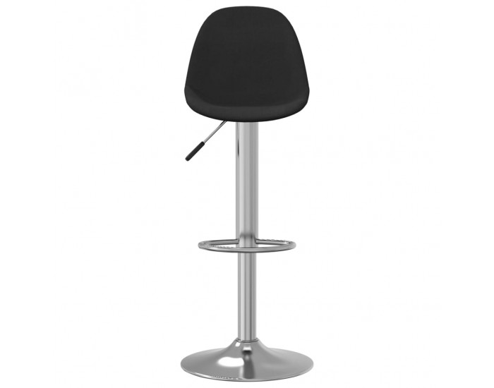 Sonata H Бар табуретки, 2 бр, черни, текстил