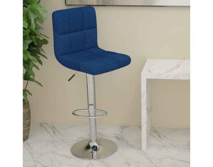 Sonata H Бар табуретка, синя, текстил