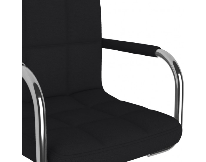 Sonata H Бар табуретка, черна, текстил