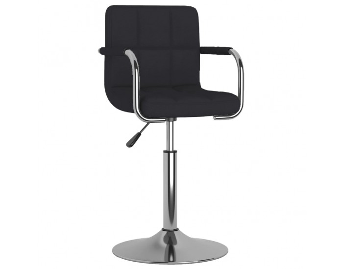 Sonata H Бар табуретка, черна, текстил