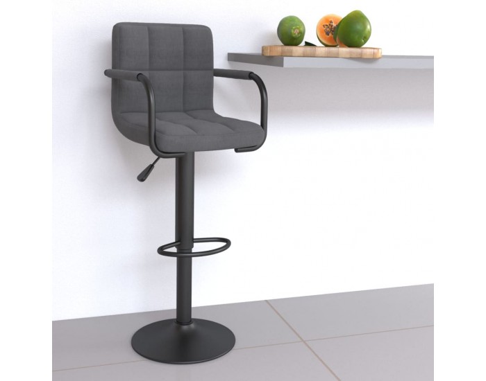 Sonata H Бар табуретка, светлосива, текстил