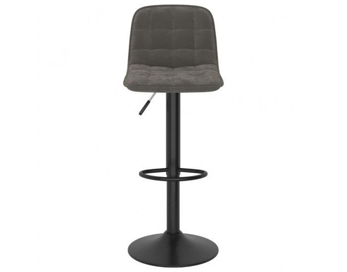 Sonata H Бар табуретка, тъмносива, кадифе Sonata H Бар табуретка, тъмносива, кадифе