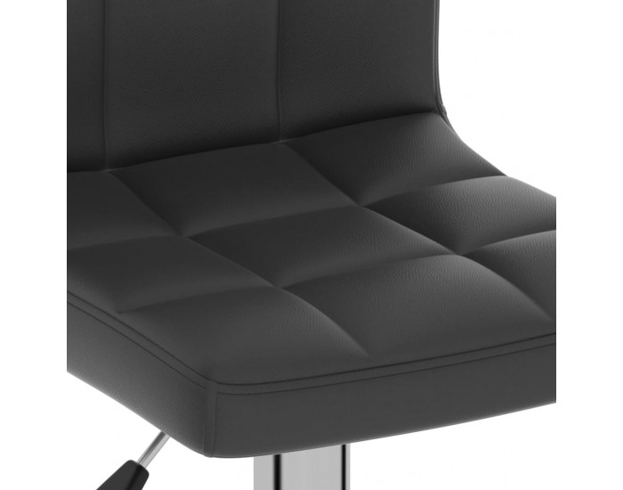 Sonata H Бар табуретка, черна, изкуствена кожа