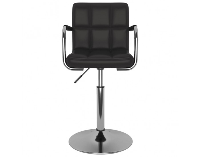 Sonata H Бар табуретка, черна, изкуствена кожа Sonata H Бар табуретка, черна, изкуствена кожа