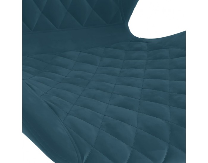 Sonata H Бар табуретки, 2 бр, сини, кадифе Sonata H Бар табуретки, 2 бр, сини, кадифе