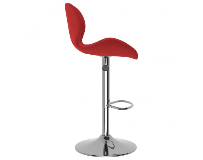 Sonata H Бар табуретки, 2 бр, виненочервени, кадифе Sonata H Бар табуретки, 2 бр, виненочервени, кадифе
