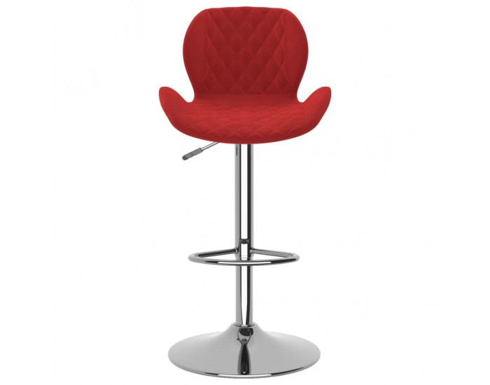 Sonata H Бар табуретки, 2 бр, виненочервени, кадифе Sonata H Бар табуретки, 2 бр, виненочервени, кадифе