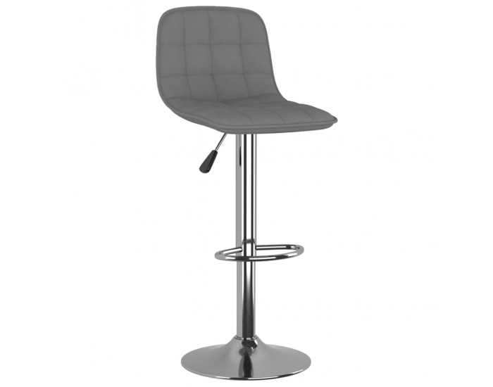 Sonata H Бар табуретки, 2 бр, светлосиви, текстил