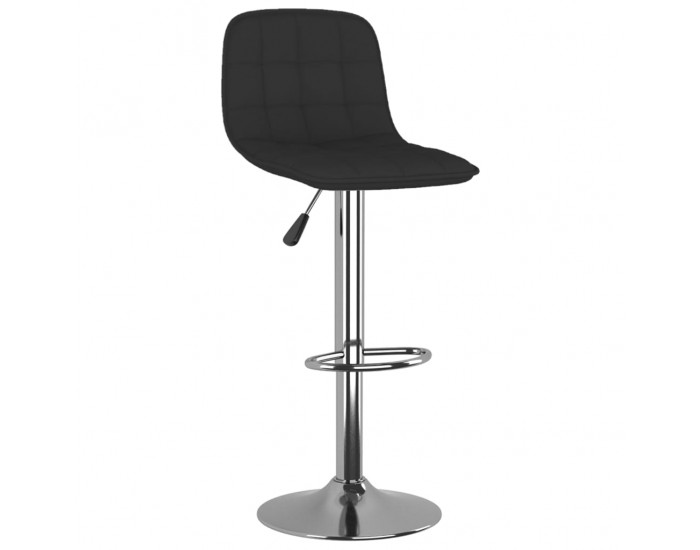 Sonata H Бар табуретки, 2 бр, черни, текстил