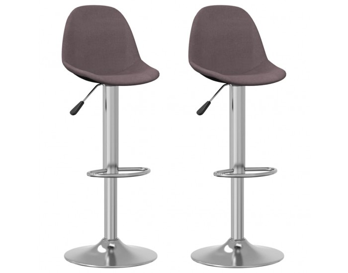 Sonata H Бар табуретки, 2 бр, таупе, текстил