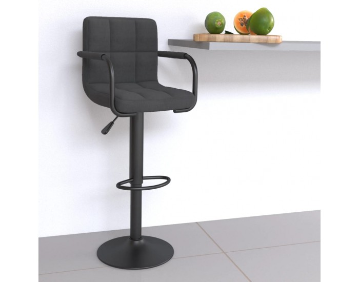 Sonata H Бар табуретка, тъмносива, текстил Sonata H Бар табуретка, тъмносива, текстил