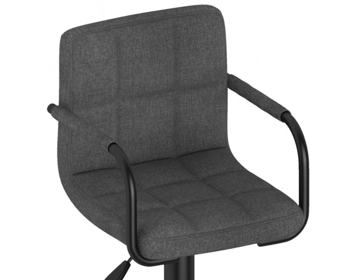 Sonata H Бар табуретка, тъмносива, текстил Sonata H Бар табуретка, тъмносива, текстил