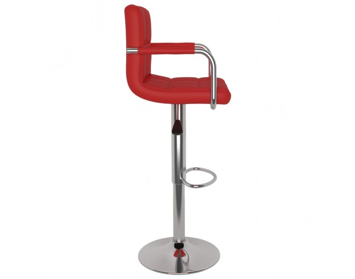 Sonata H Бар табуретки, 2 бр, виненочервени, изкуствена кожа