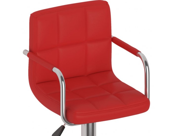 Sonata H Бар табуретки, 2 бр, виненочервени, изкуствена кожа