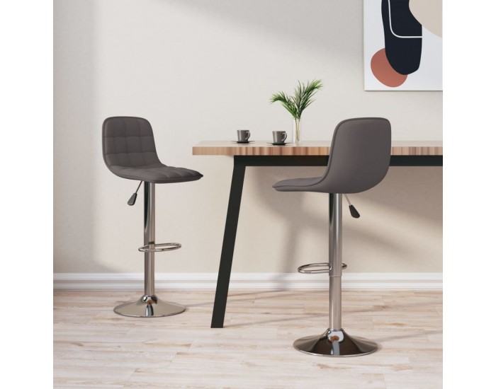 Sonata H Бар табуретки, 2 бр, таупе, текстил